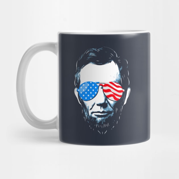 Abe Lincoln in Sunglasses for 4th of July by Boots